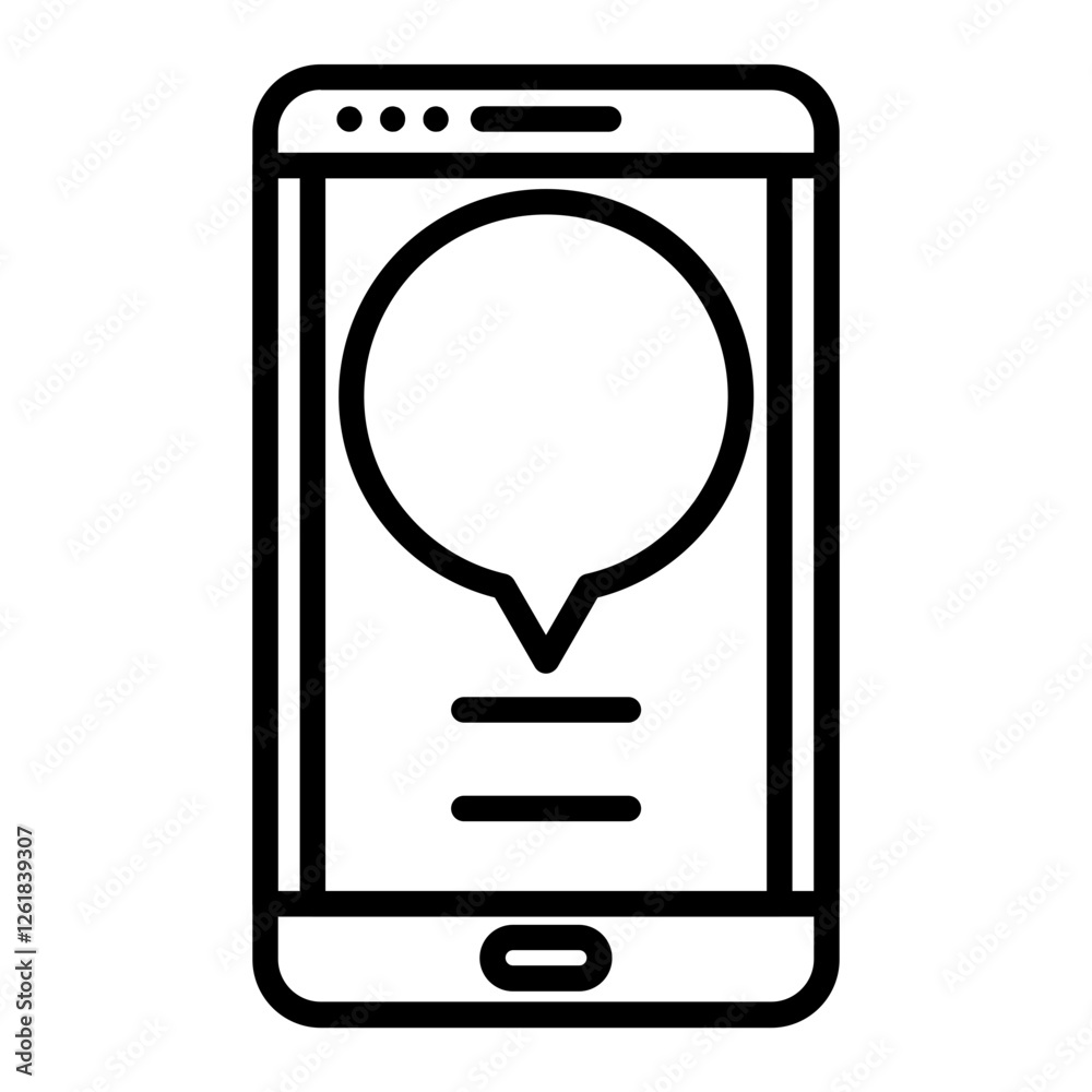 Social Media Post Vector Icon