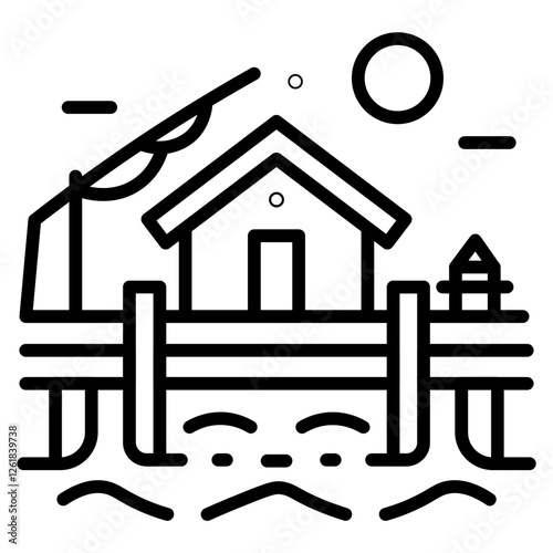 Fishing Pier Icon