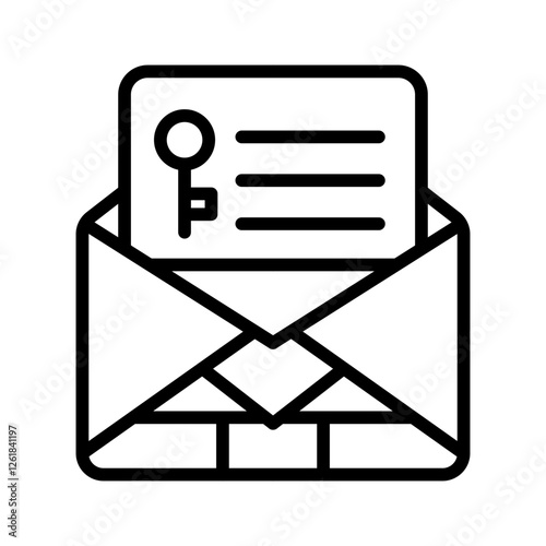 Blackmail Letter Vector Icon