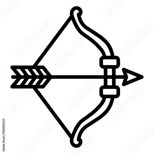 Bow Grip Vector Icon
