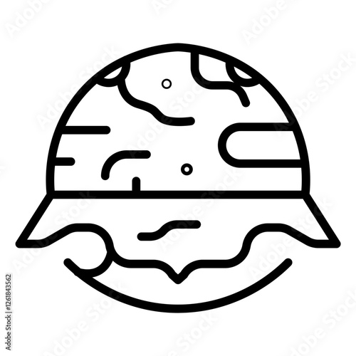 Camouflage Vector Icon