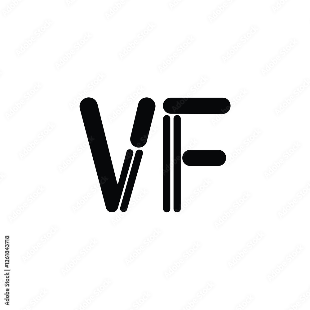 VF monogram logo design letter text name symbol monochrome logotype alphabet character simple logo VF monogram logo design letter text name symbol monochrome logotype alphabet character simple logo