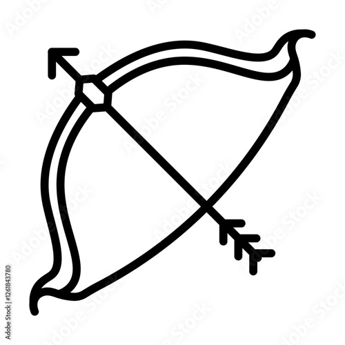 Longbow Vector Icon