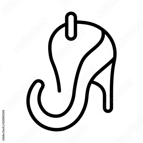 Heel Hook Vector Icon