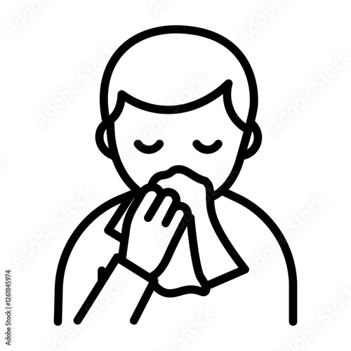 Pollen Allergy Vector Icon