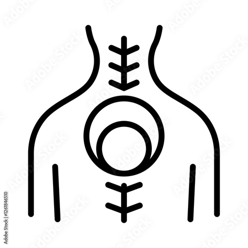 Degenerative Disc Disease Vector Icon
