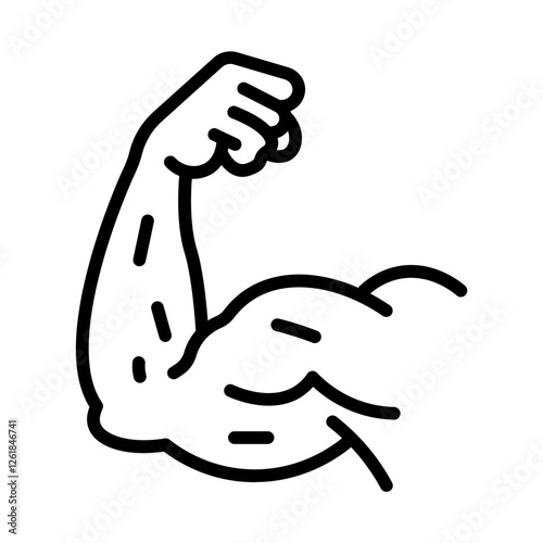 Muscle Fatigue Vector Icon