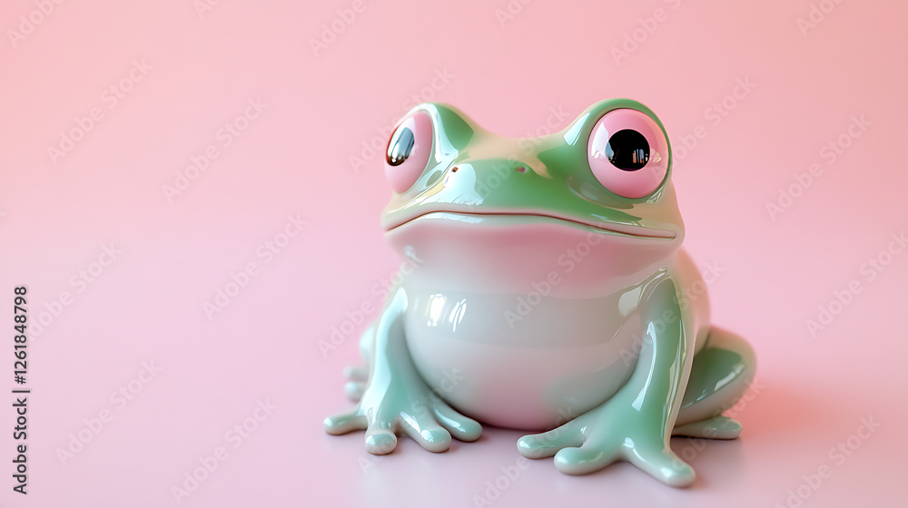 Obraz premium Cute Frog 3D