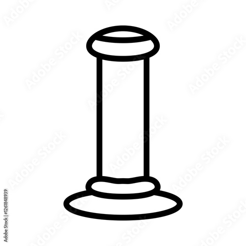 Bollard Vector Icon