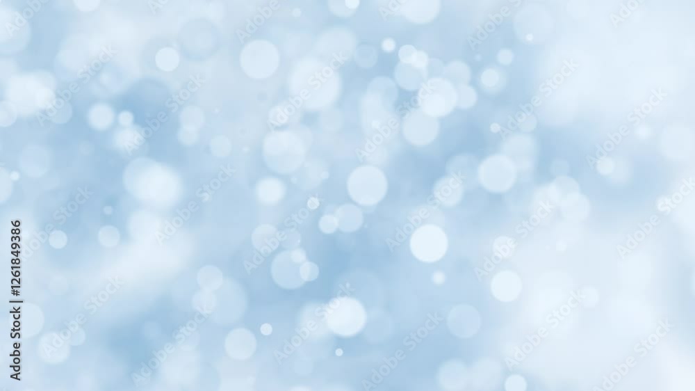 White blue bright blurred bokeh particles loop vertical motion background. White blue bright blurred bokeh particles loop vertical motion background.