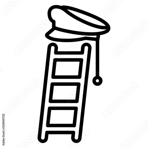 Pilot Ladder Vector Icon