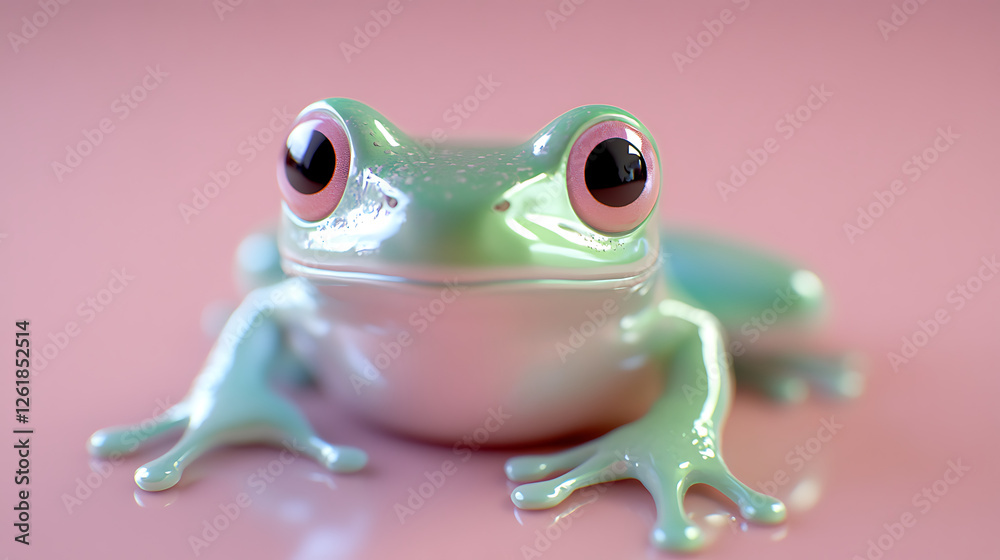 Obraz premium 3D Frog