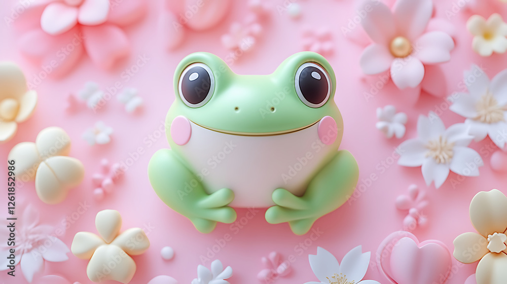 Obraz premium 3D Frog