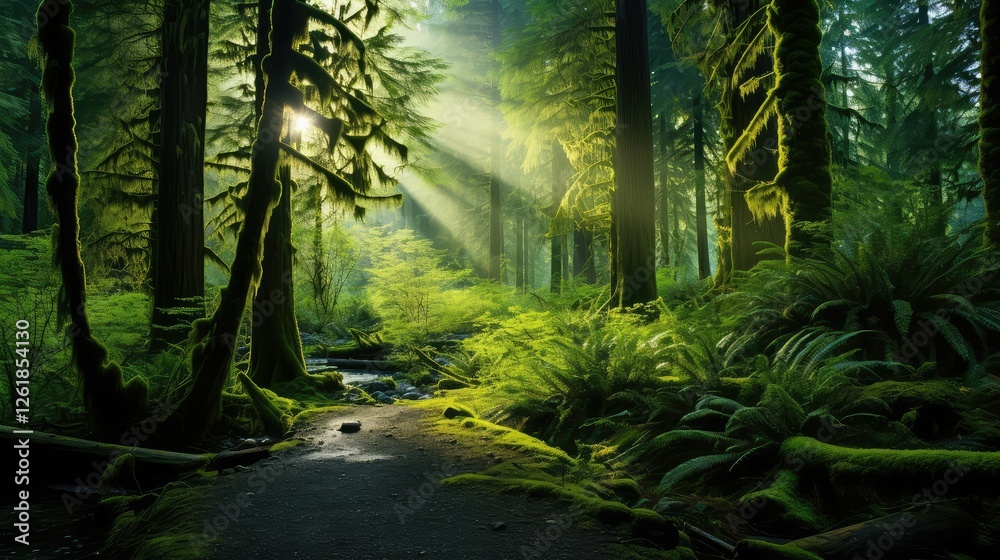 Obraz premium photosynthesis science green