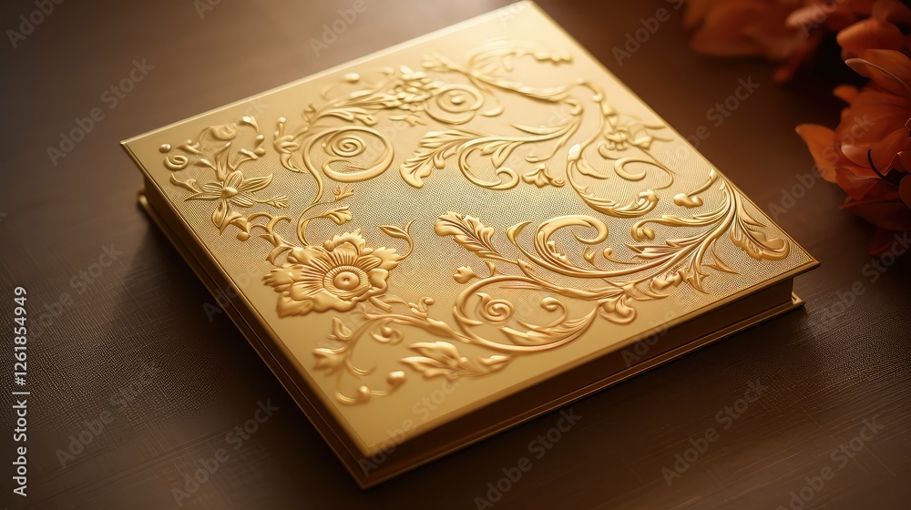 Fototapeta premium filigree gold template