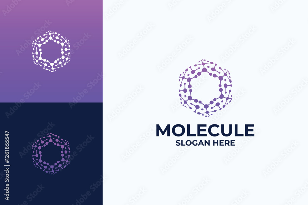 Abstract Molecule Nanotechnology Logo Design Template Abstract Molecule Nanotechnology Logo Design Template