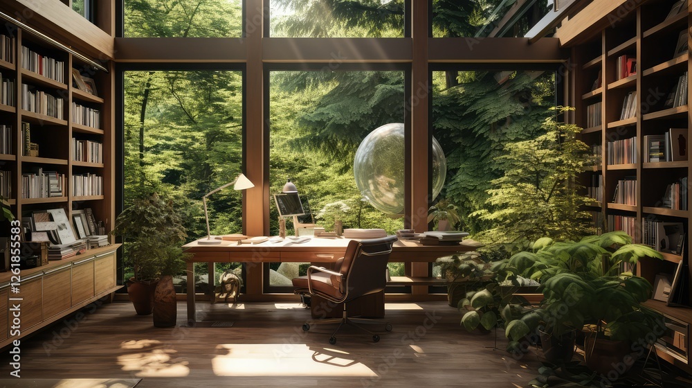 Obraz premium nook library office