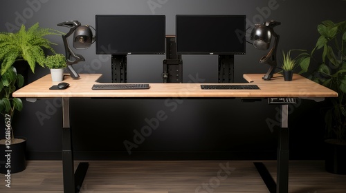 adjustable topview desk photo