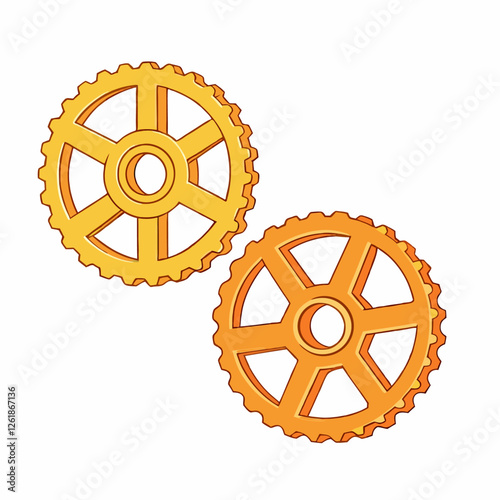 Wheel pasta icon Cartoon of wheel pasta vector  illustration  (1)