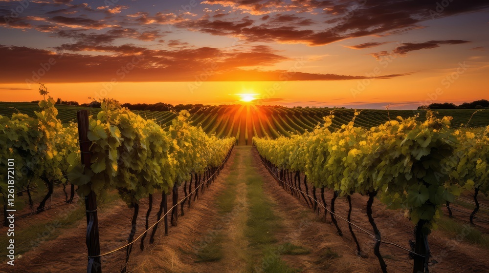 Naklejka premium romantic wine hearts