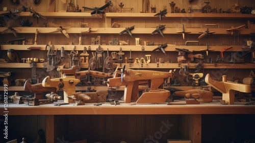 vintage wood plane