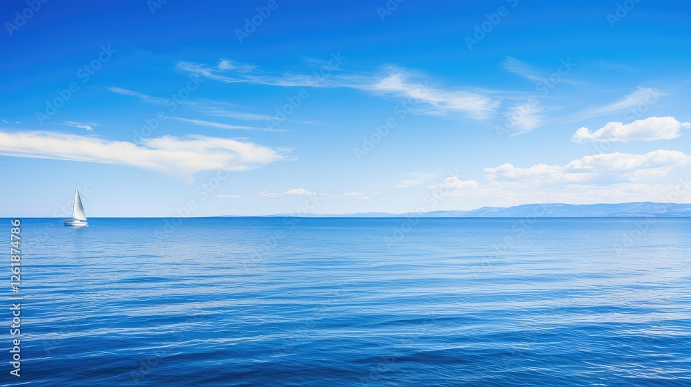 Obraz premium waves blue ocean