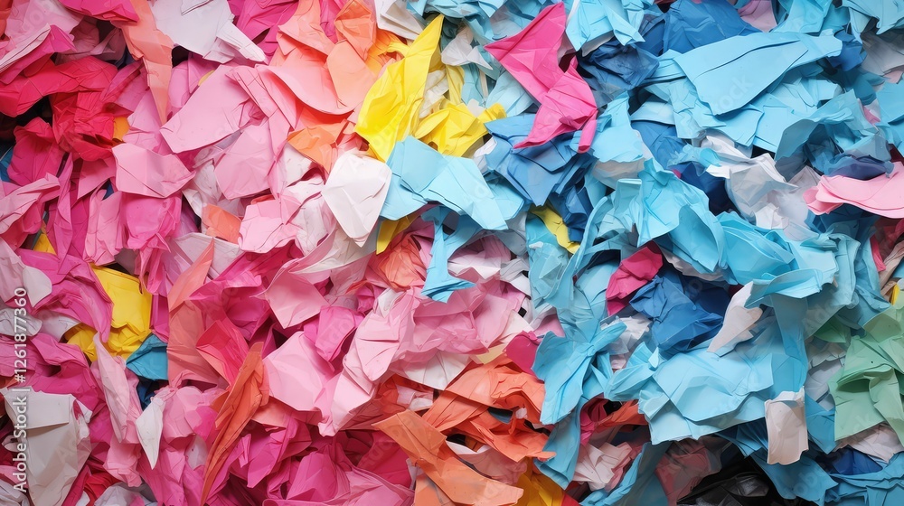 Fototapeta premium shredded paper textured