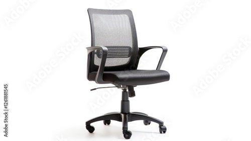 backrest office chair white background