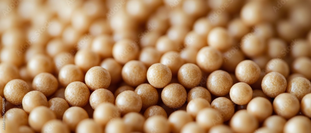 Wooden Pellets Close-Up of Natural Eco-Friendly Granules Wooden Pellets Close-Up of Natural Eco-Friendly Granules