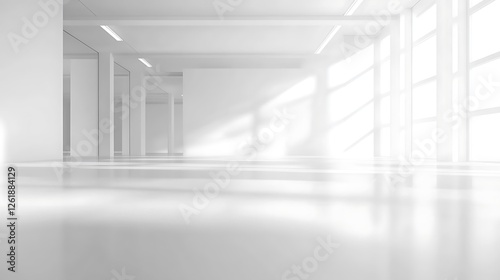 empty white room