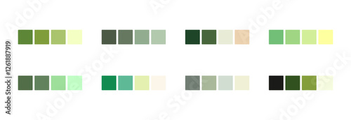 square green color pattern pallete