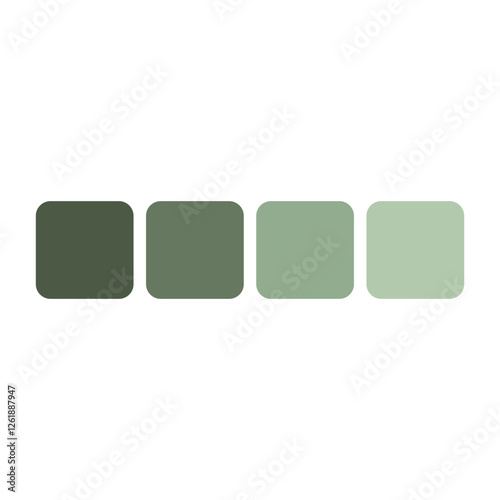 square green color pattern pallete