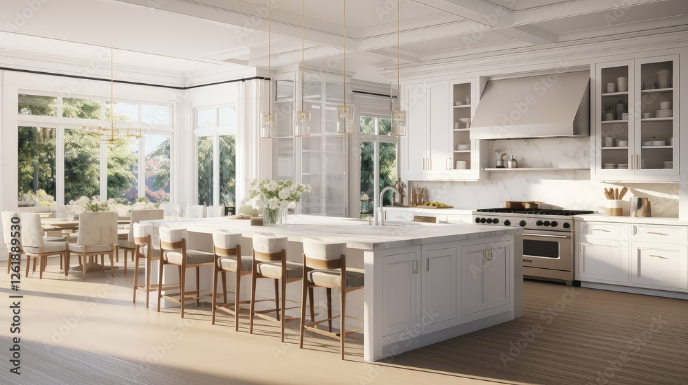 Fototapeta premium appliances custom kitchen