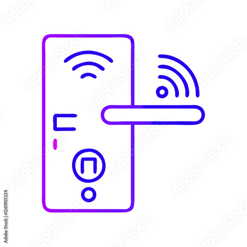 Smart door lock with wireless access