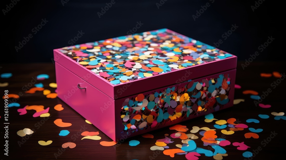 Fototapeta premium patterns confetti box