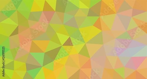 Wallpaper Mural Multicolor vector abstract mosaic pattern. Modern abstract illustration with triangles. Low poly background Torontodigital.ca