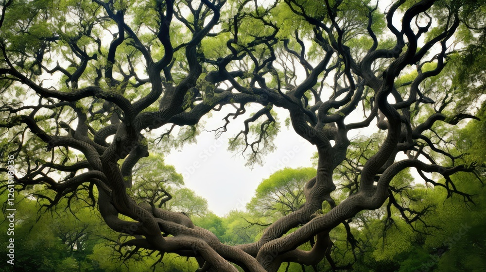 Fototapeta premium artistry tree crown