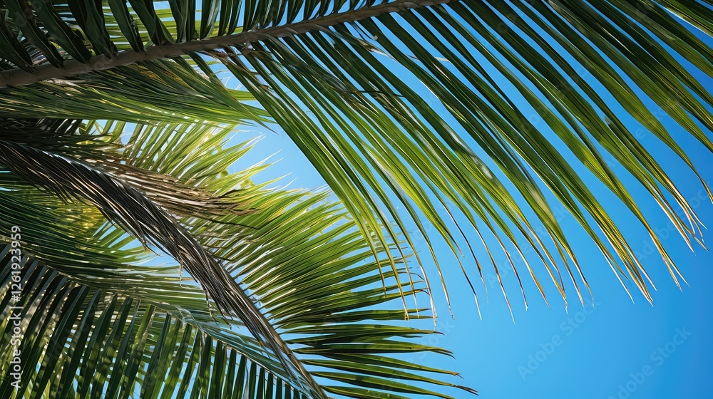 Obraz premium textures island palm tree