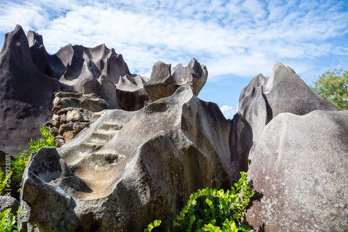 Foto Clamshell Rock, Island Moyenne, Saint-Anne Marine National Park Republic of Seychelles, Africa
