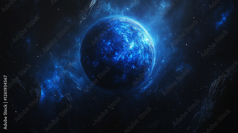 A stunning blue abstract view of a glowing planet from space with bright tones and a blurred background, creating a sense of vastness, mystery, and cosmic energy.
A stunning blue abstract view of a glowing planet from space with bright tones and a blurred background, creating a sense of vastness, mystery, and cosmic energy.