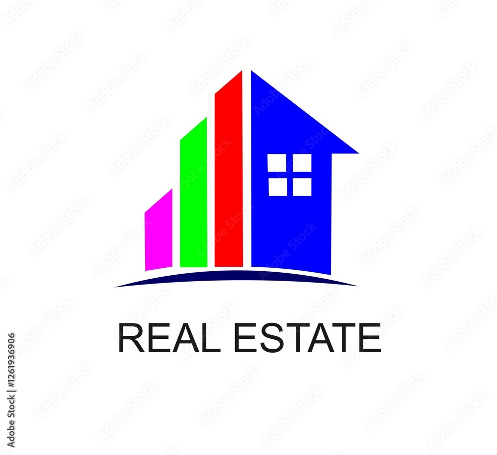 Fototapeta premium real estate logo