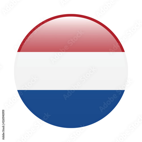 Free Download Netherlands circle flag logo icon digital vector illustration - GFXLoad
