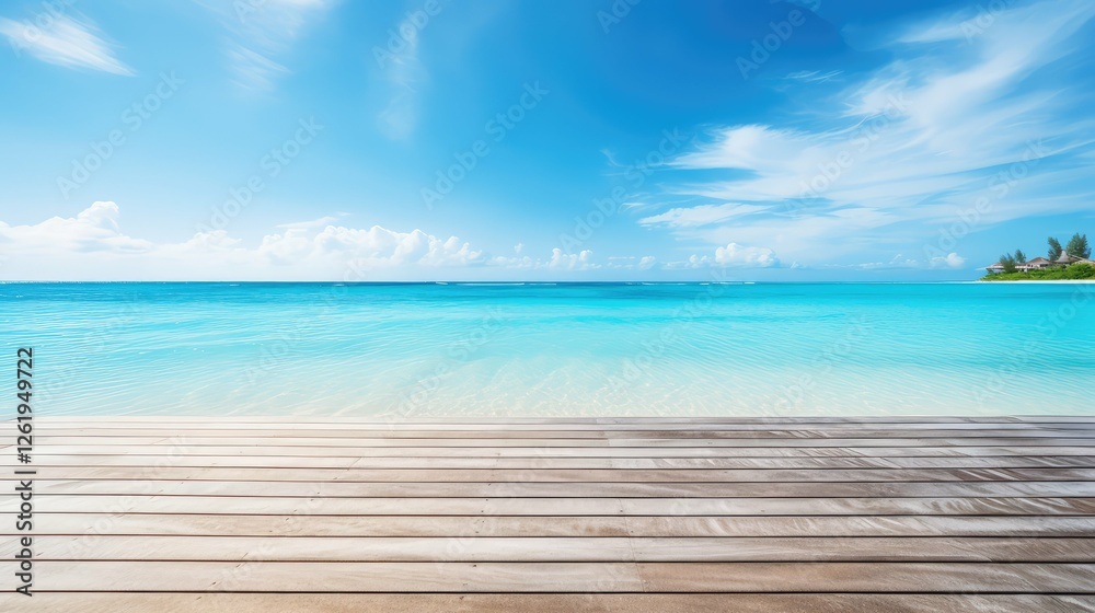 Fototapeta premium clear beach water background