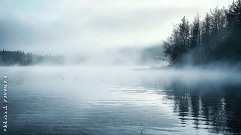 Fototapeta premium dreamy white fog