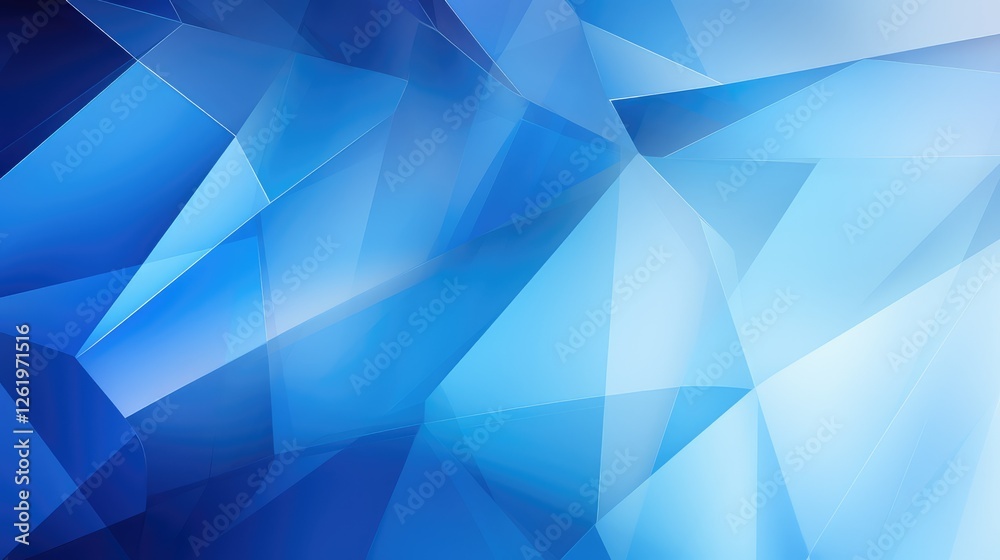 Obraz premium lines blue abstract graphic