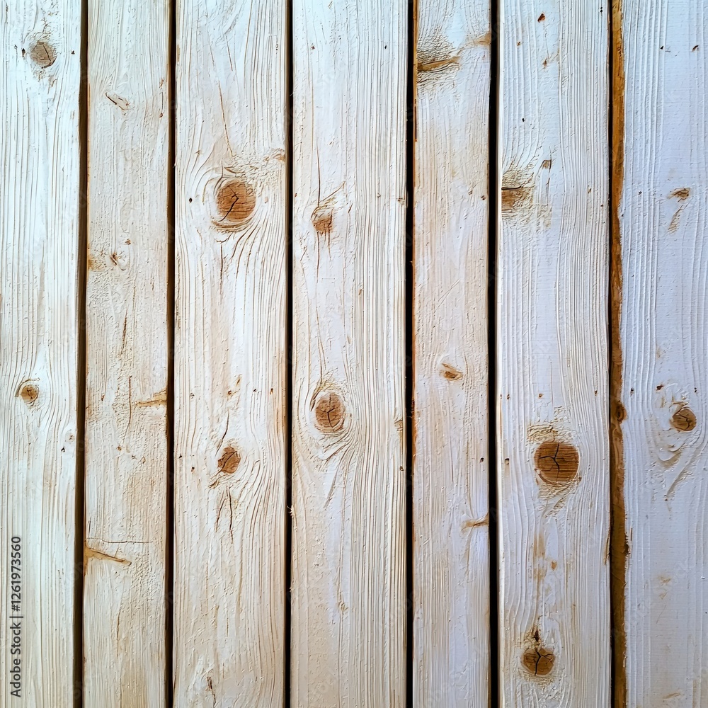 Fototapeta premium Weathered Grey and White Vertical Wooden Planks Texture