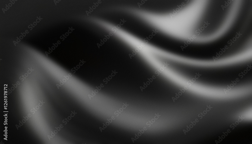 Obraz premium black wavy abstract background