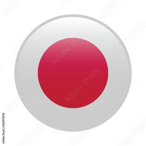Free Download Japan flag circle icon vector illustration design - GFXLoad