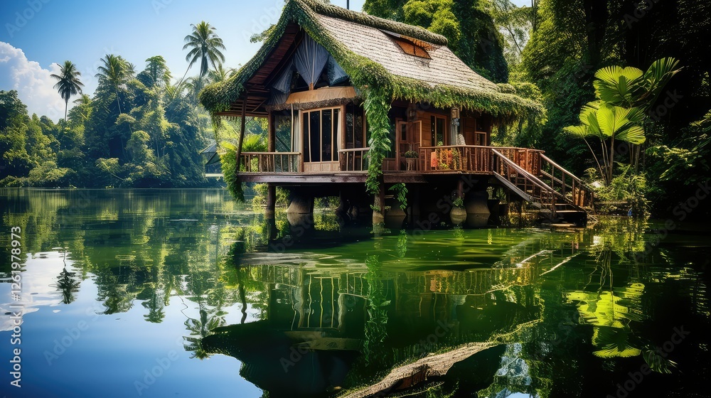 reflecti house on water