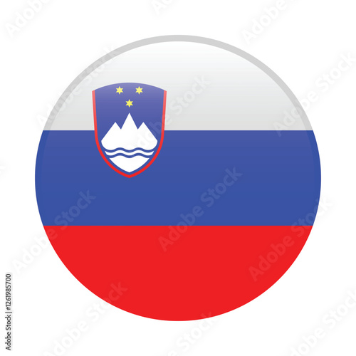 Slovenia flag circle icon vector illustration design Free Download Slovenia flag circle icon vector illustration design - GFXLoad